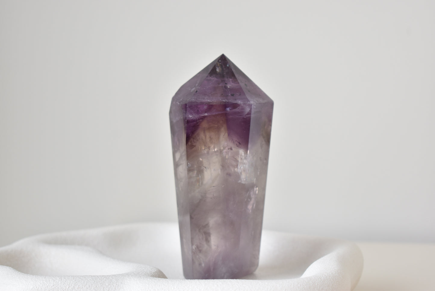 HG Hollandite Amethyst point #1 340g