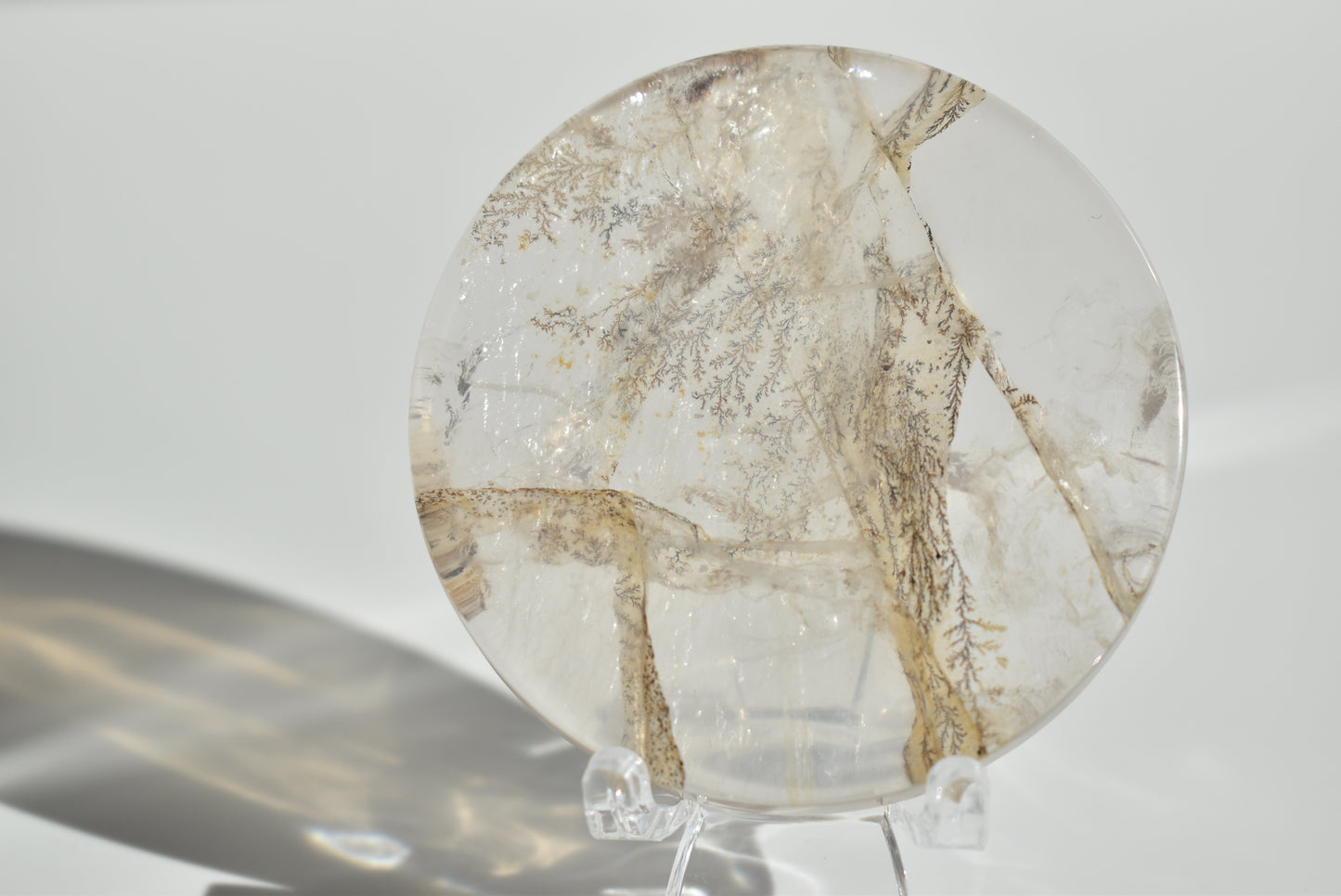 AAA+ Grade Dendritic Quartz Crystal Round (Rare) #4