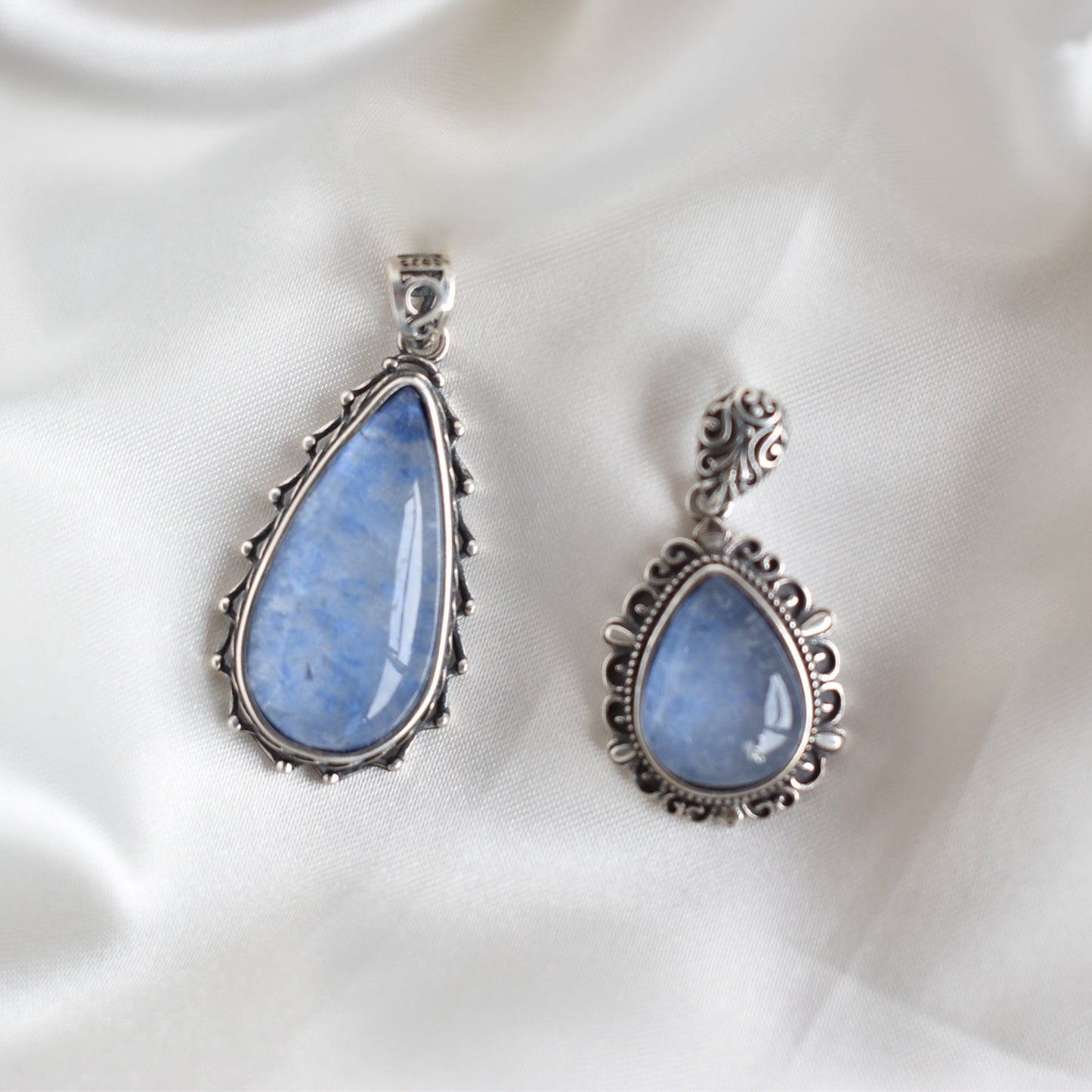 Dumortierite Sterling Sliver Pendant