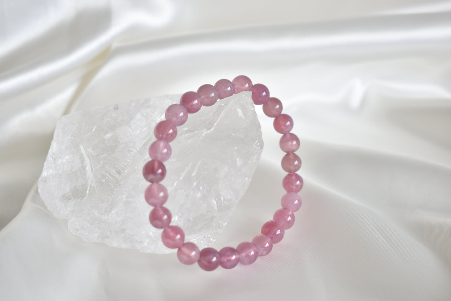 Asterism Rose Quartz Bracelet #2