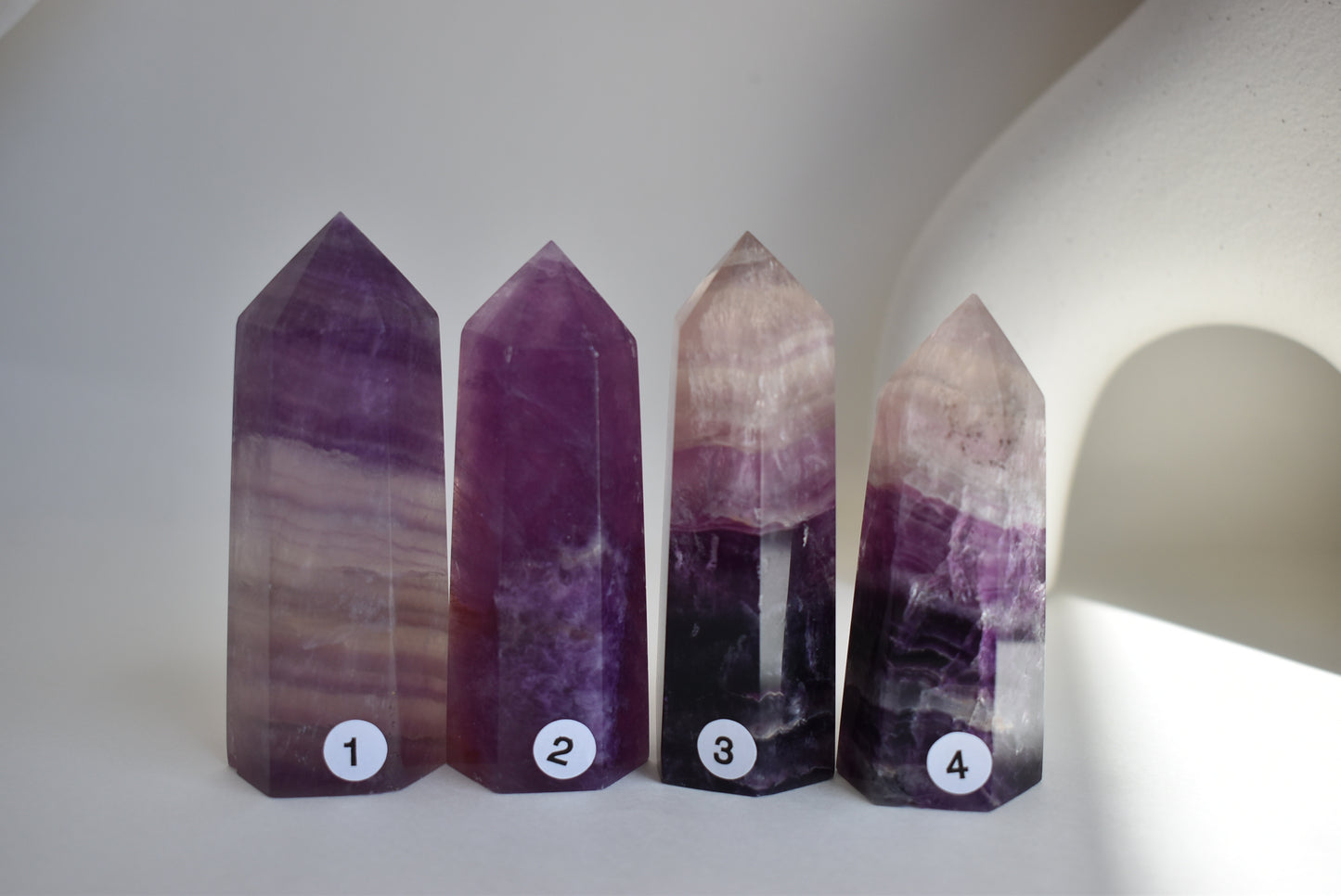 Purple Fluorite Point