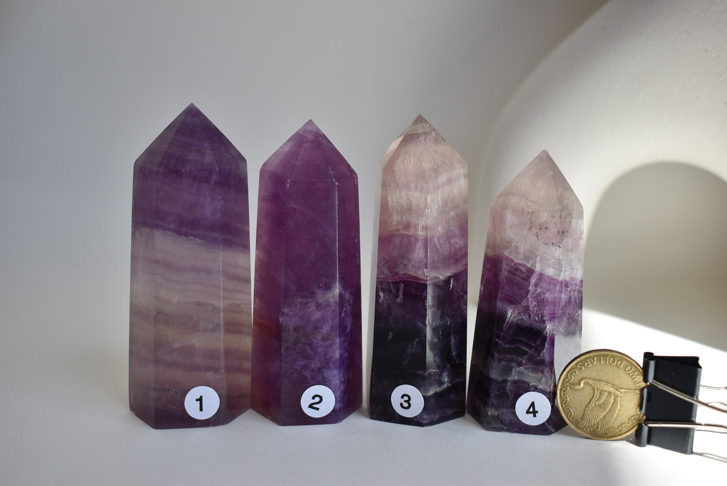 Purple Fluorite Point