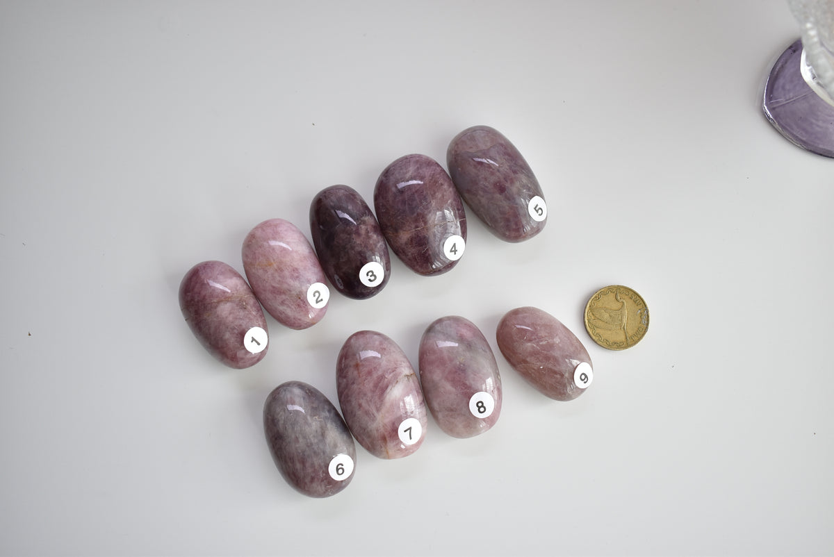 Lavender Rose Quartz Palmstone #9