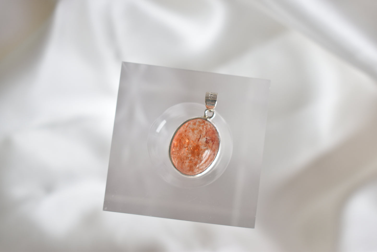 HG Sunstone Sterling Silver Pendant