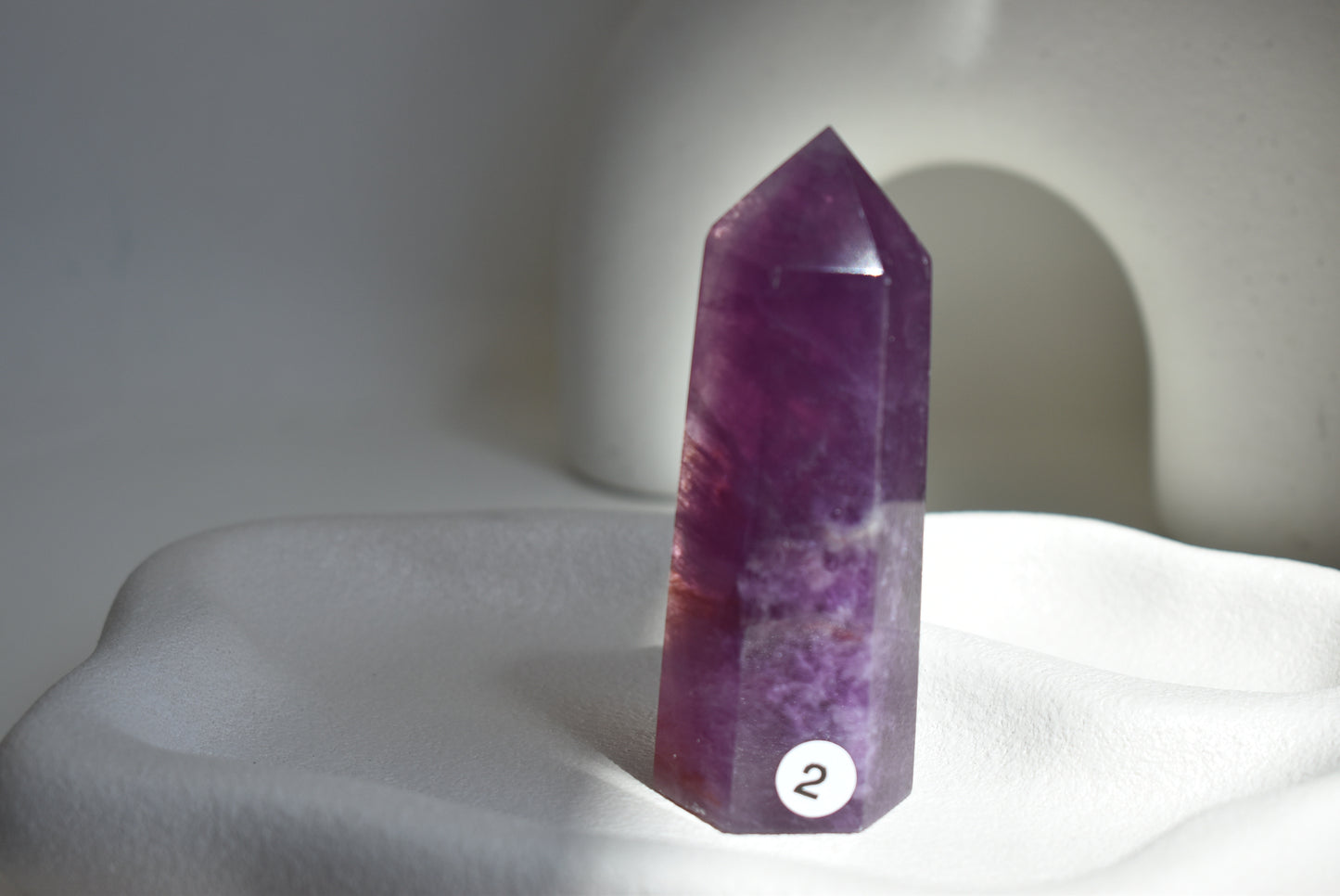 Purple Fluorite Point