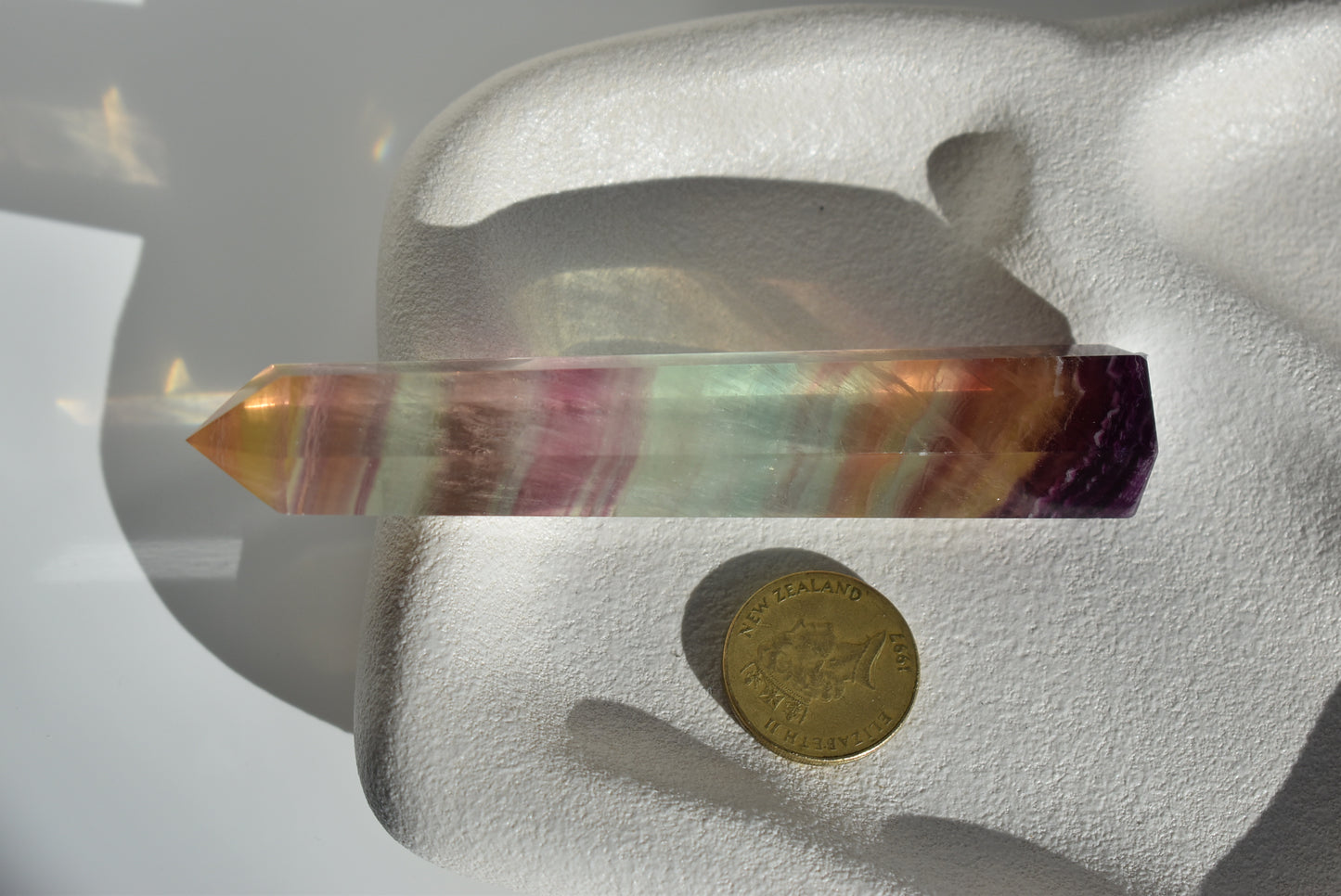 Candy Fluorite Point 125mm