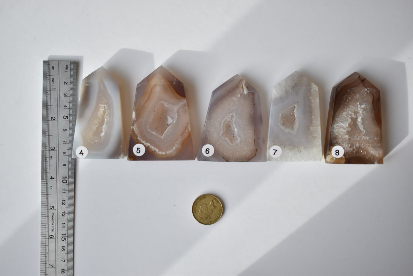 Agate Druzy Points