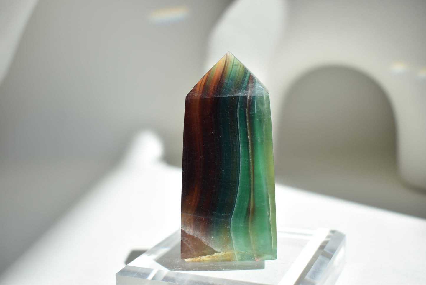 Silky Fluorite Point