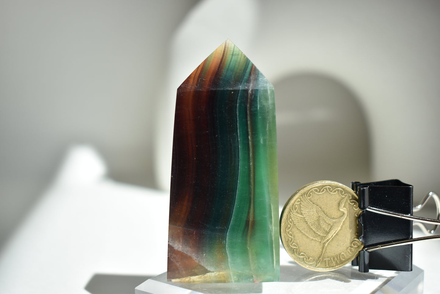 Silky Fluorite Point