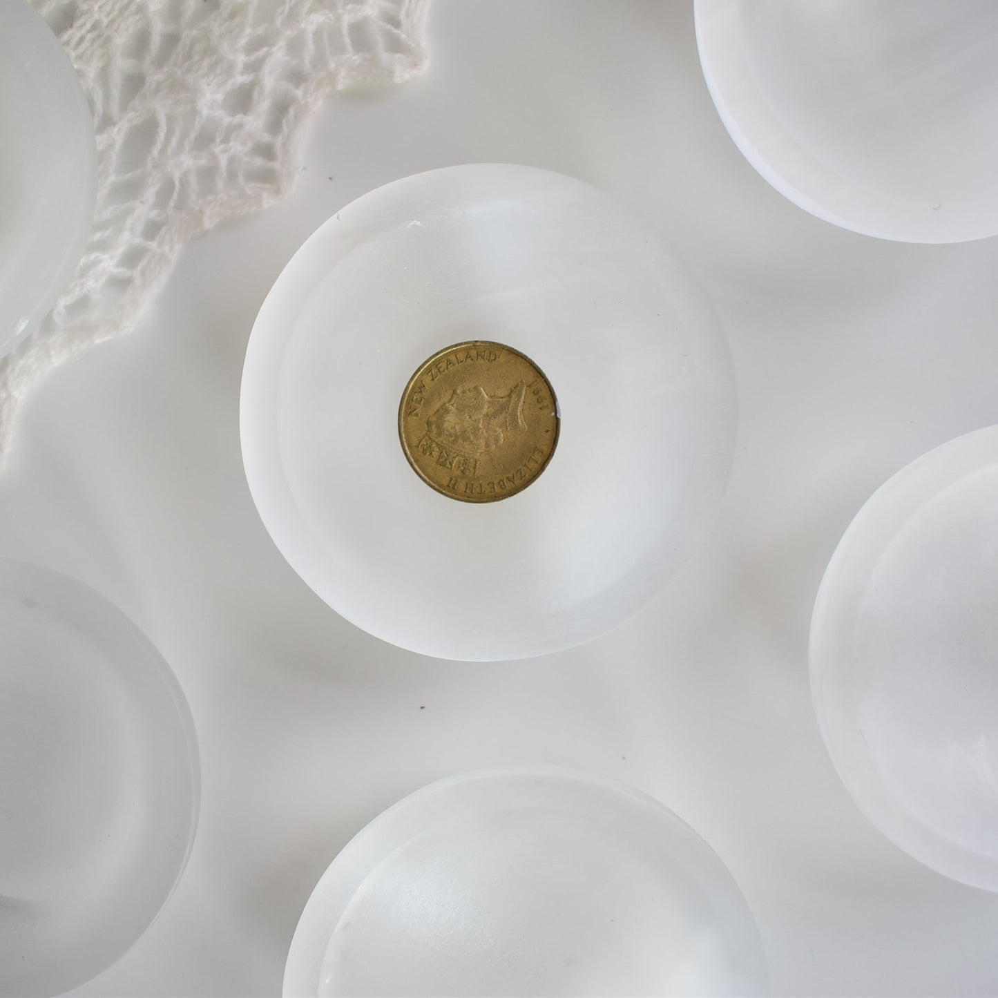 Selenite Satin Spar Charging Bowl 7cm
