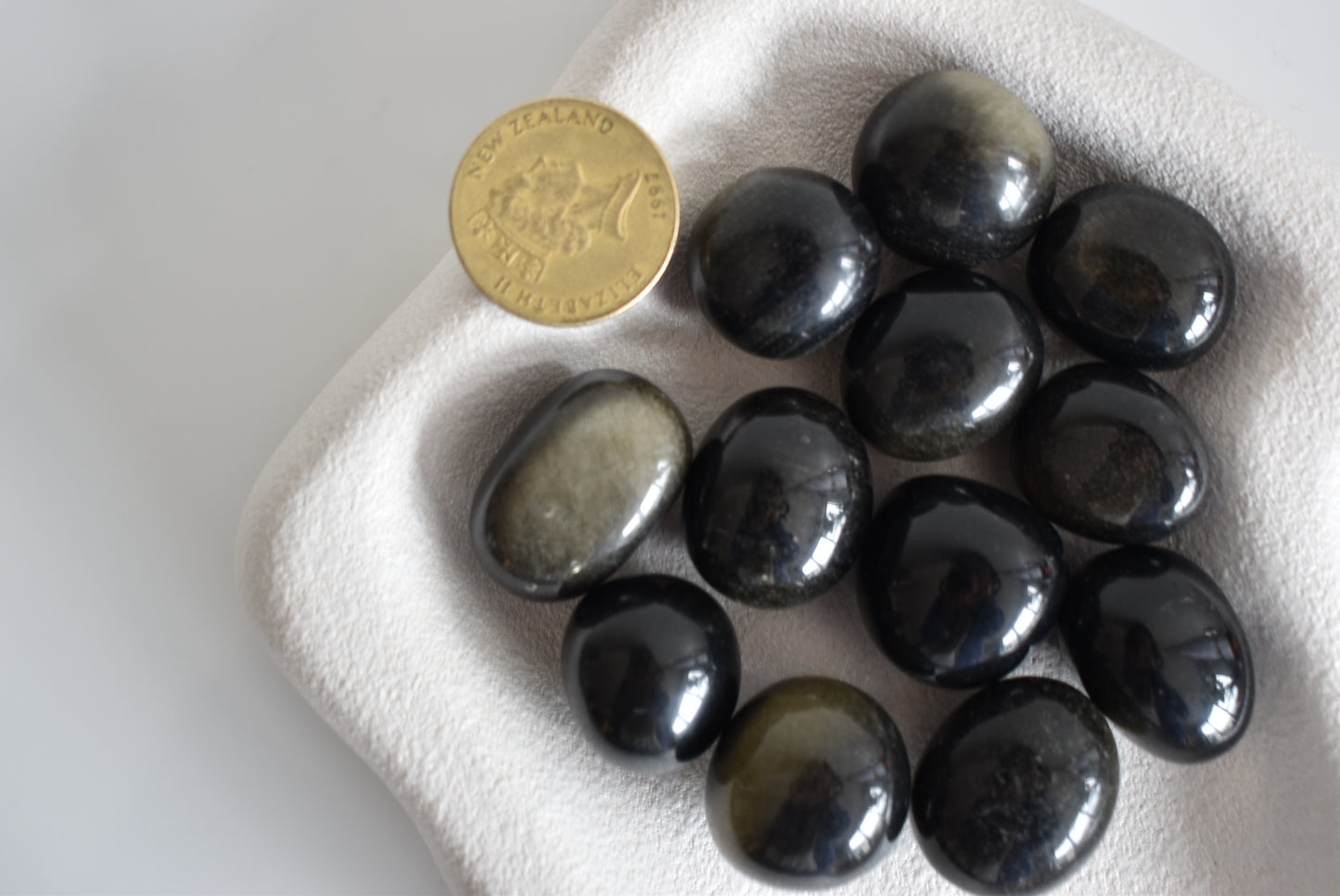 Golden Obsidian Tumble