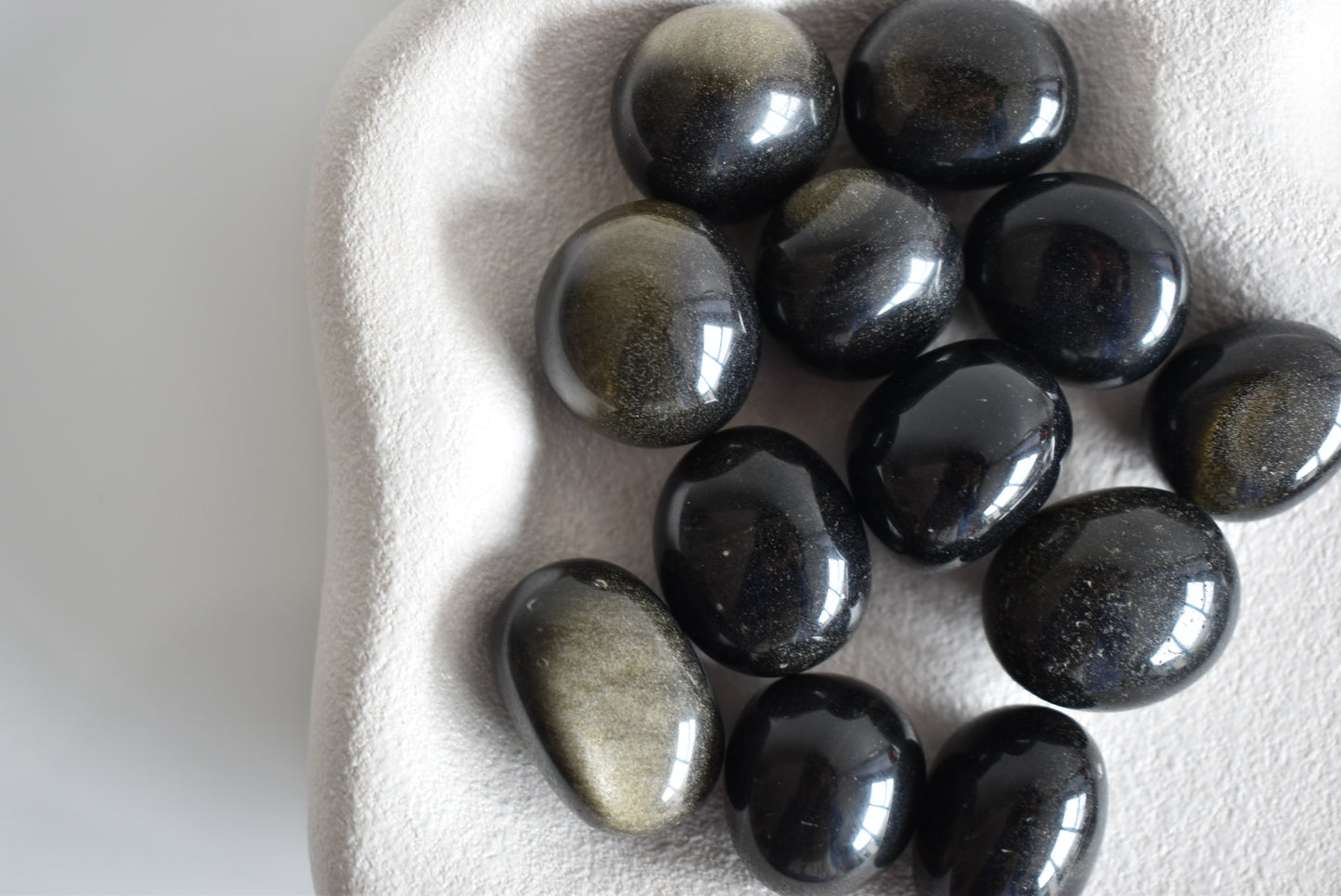 Golden Obsidian Tumble