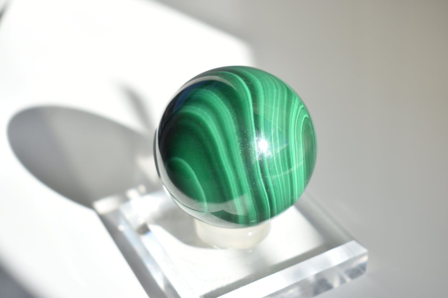 Large Malachite Sphere