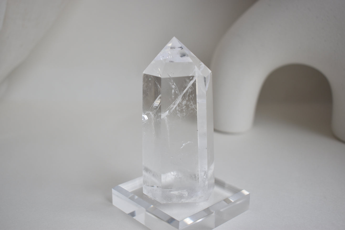 Rainbow Clear Quartz Point (video)