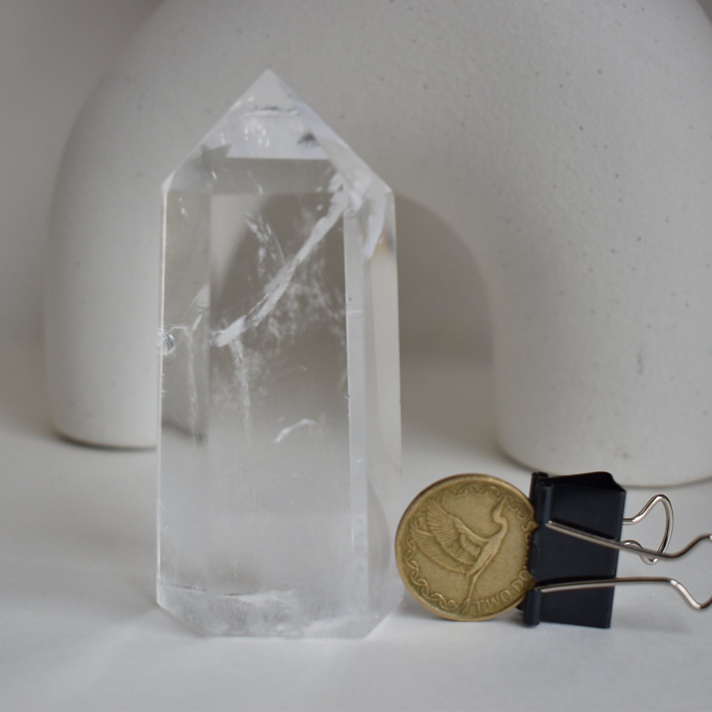 Rainbow Clear Quartz Point (video)