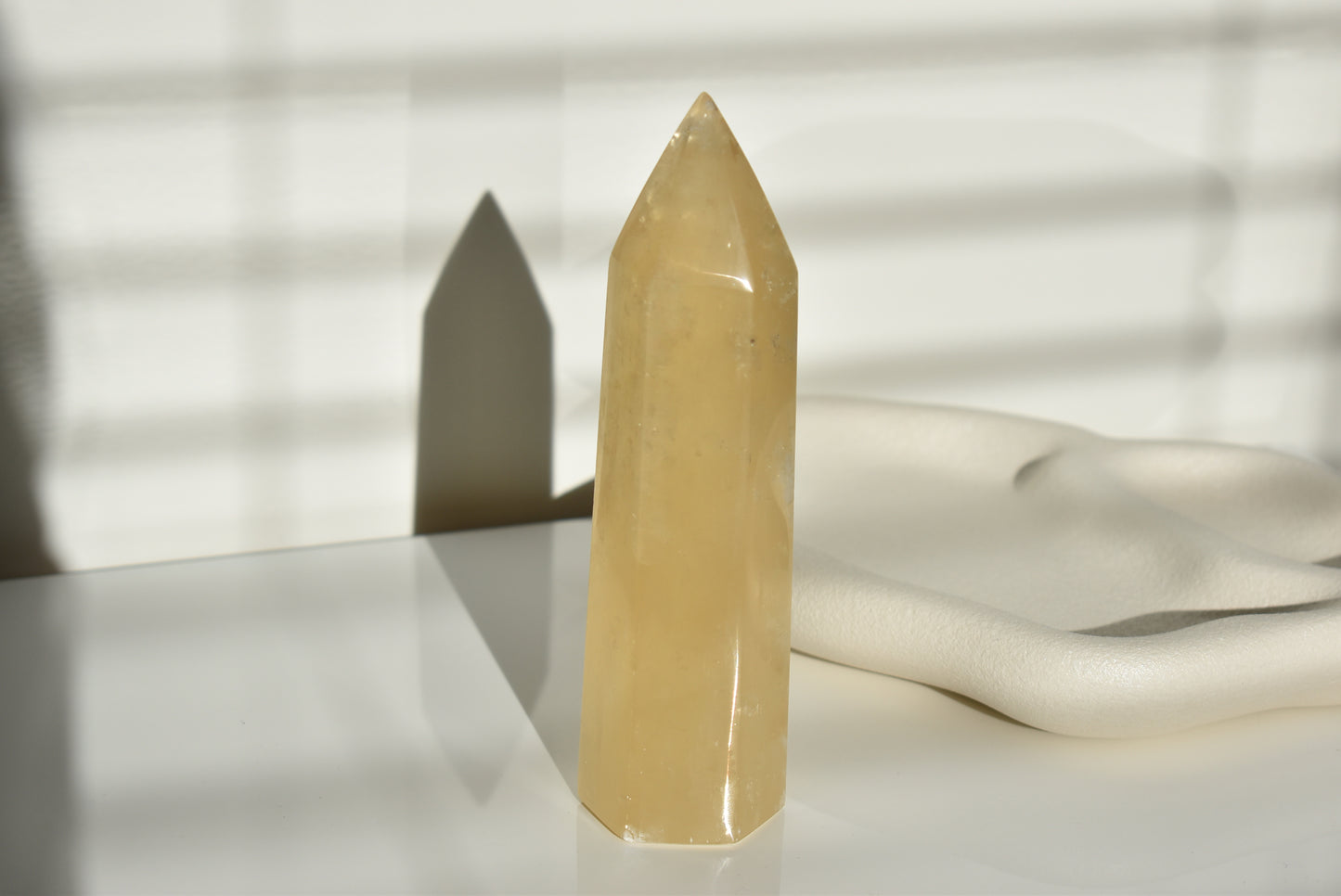 Honey Calcite Point #3