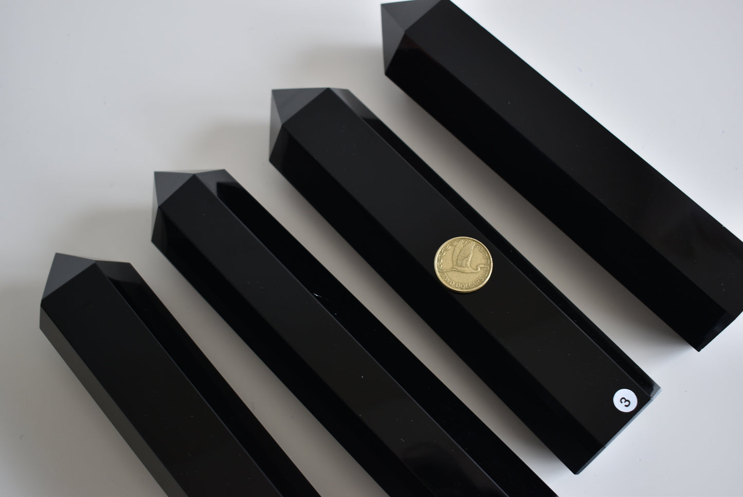 Large Black Obsidian Tower over 1kg
