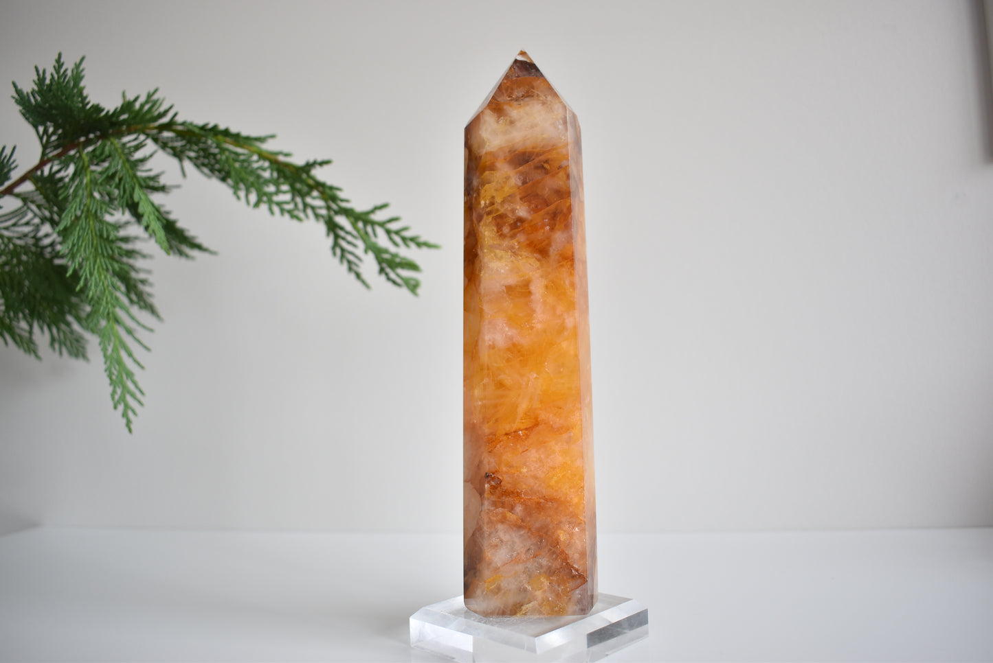 Golden Healer Quartz Tower Large
