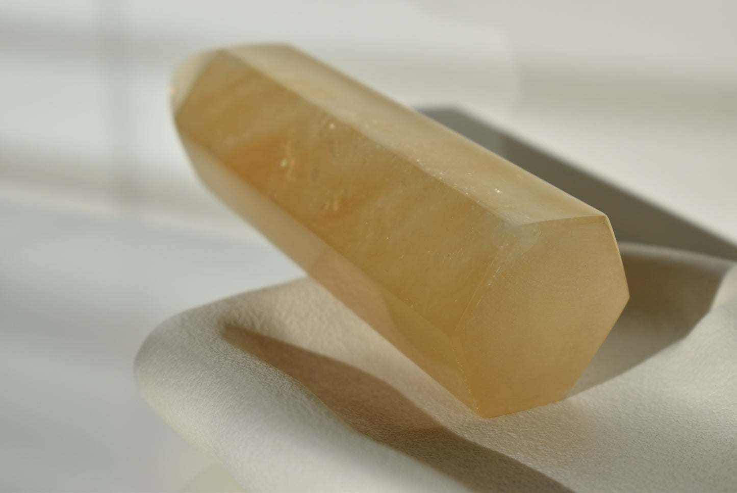 Honey Calcite Point #1