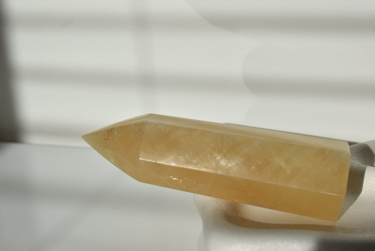 Honey Calcite Point #1