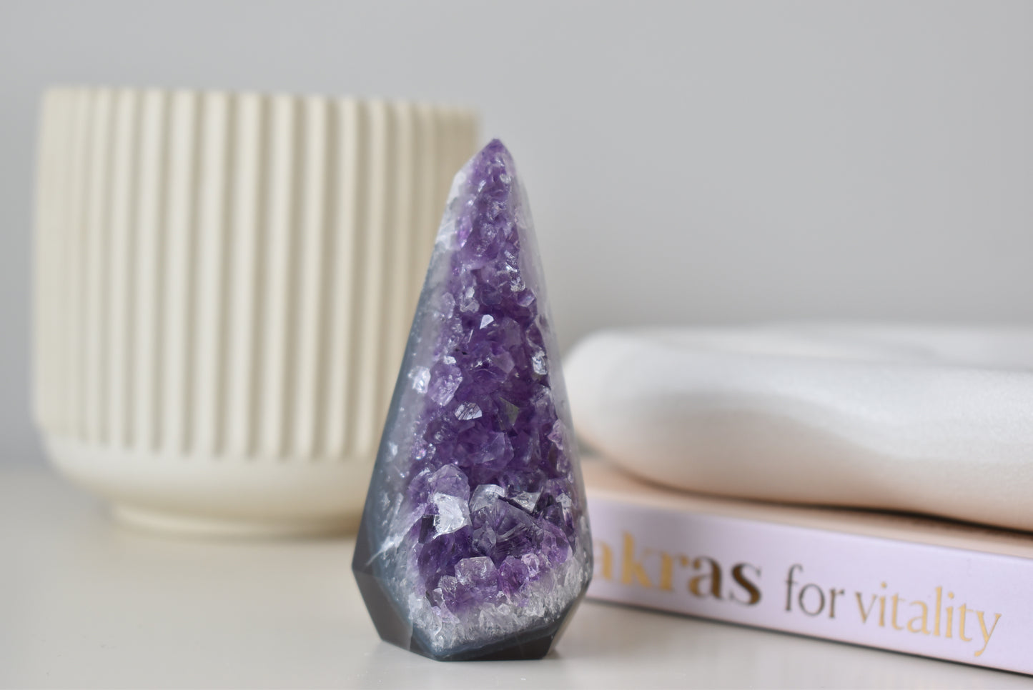 Amethyst Cluster Tower 124g