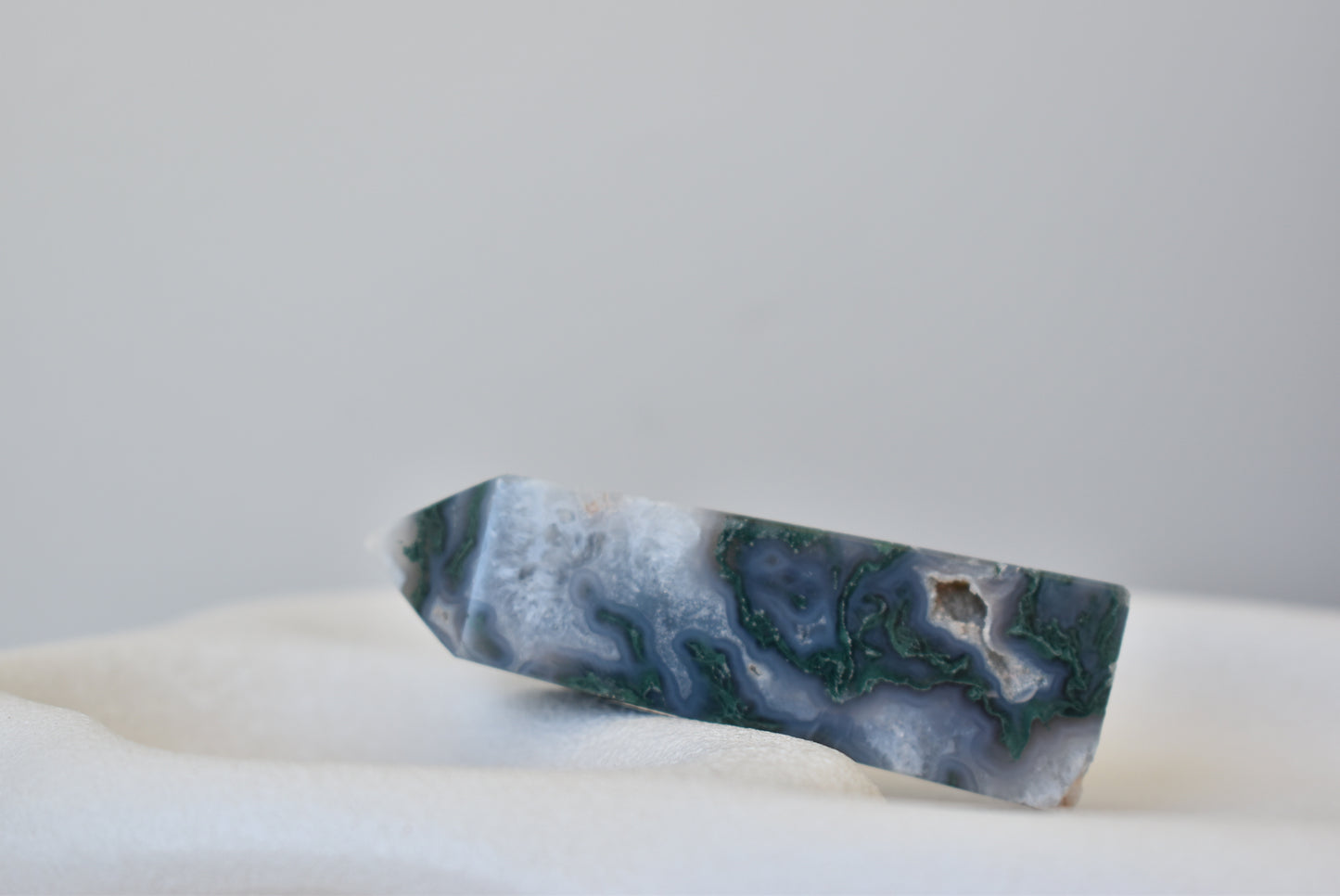 Moss Agate Point small 66g