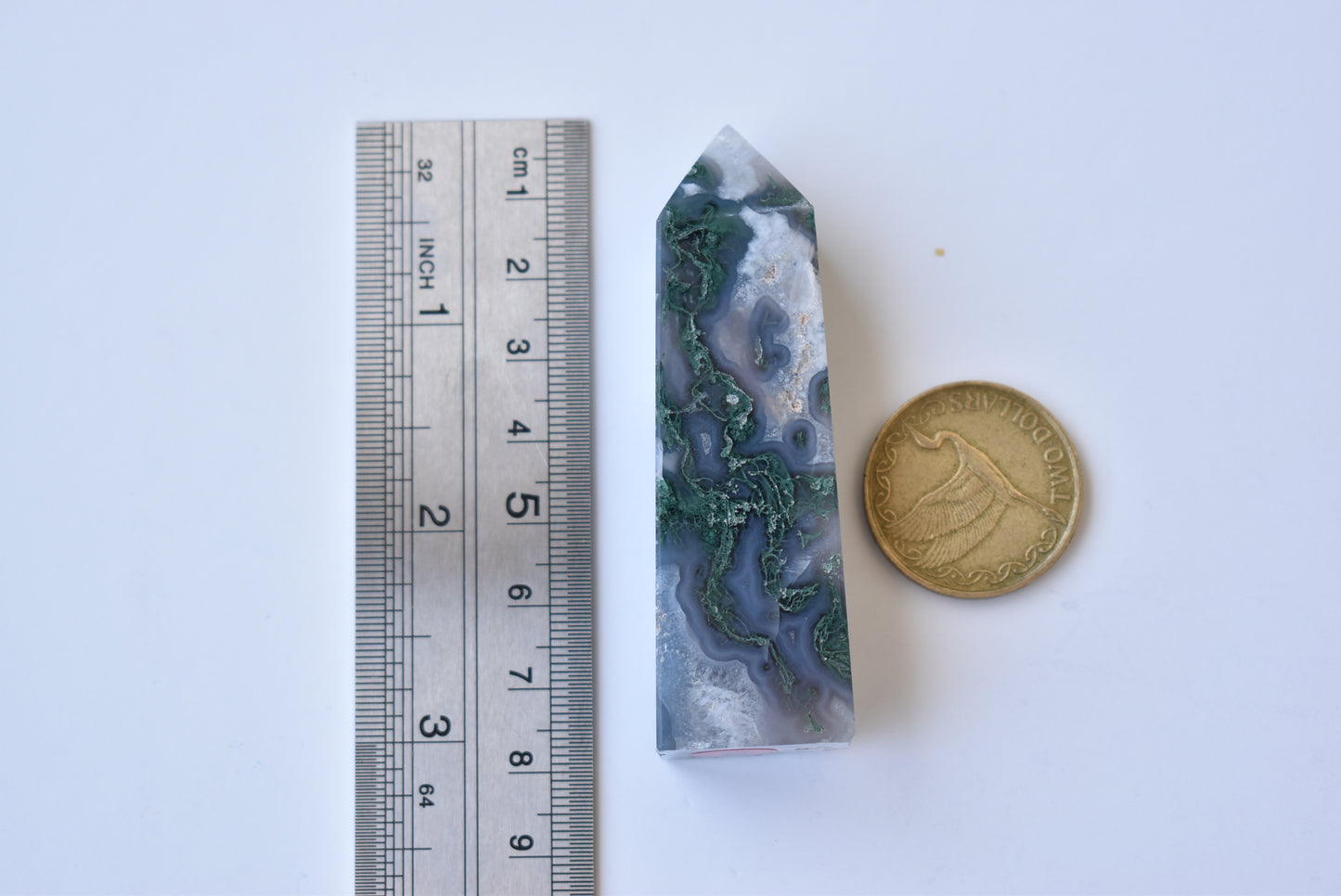 Moss Agate Point small 66g