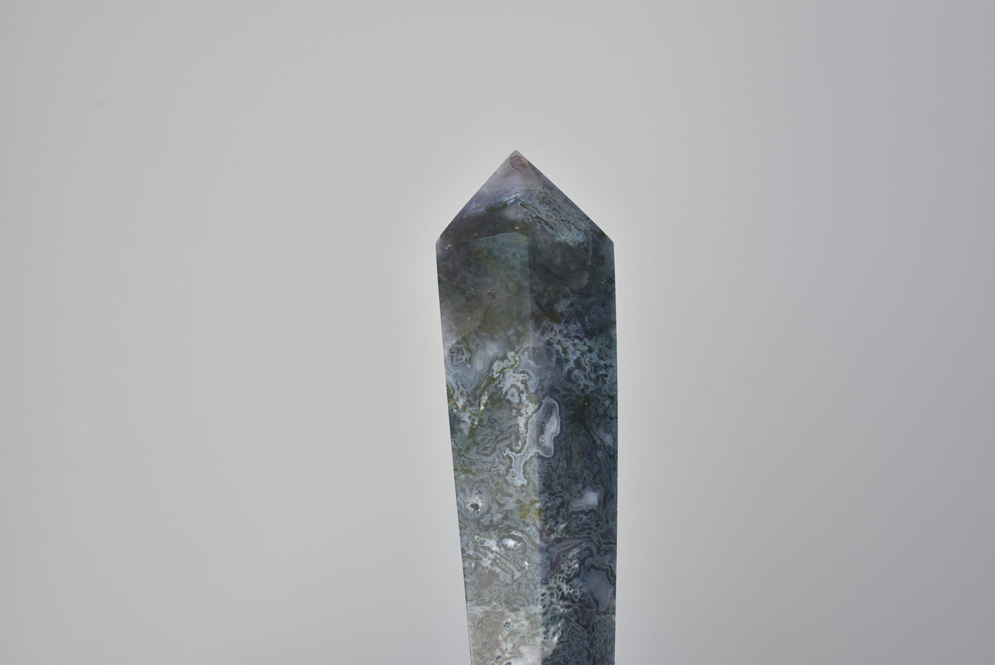 Lagre Moss Agate Wand #2 388g