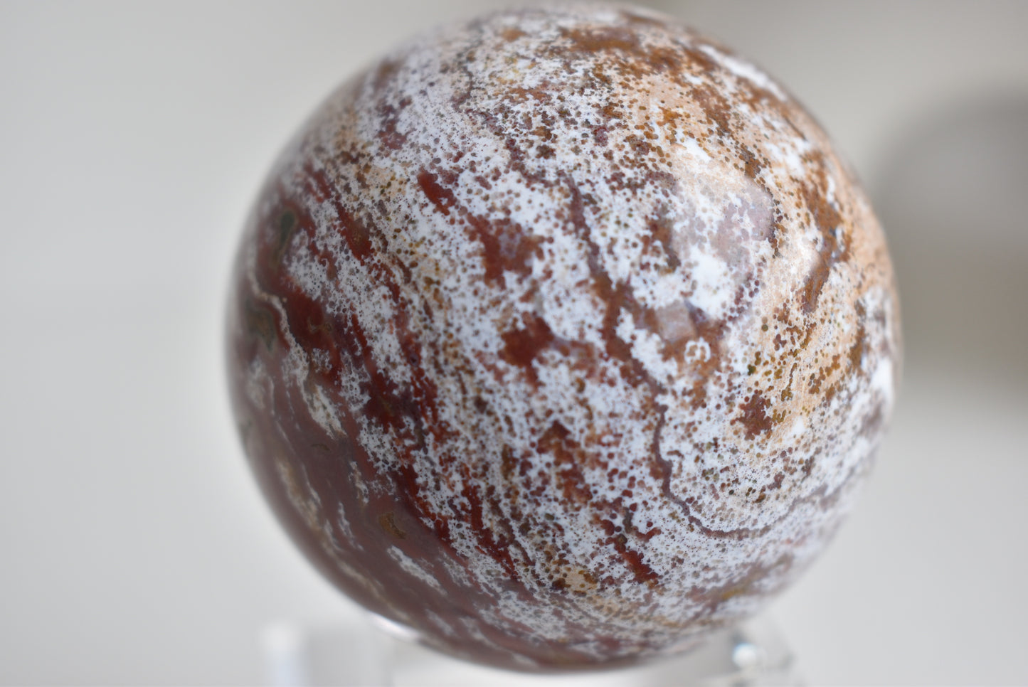 Red Ocean Jasper Sphere 65mm