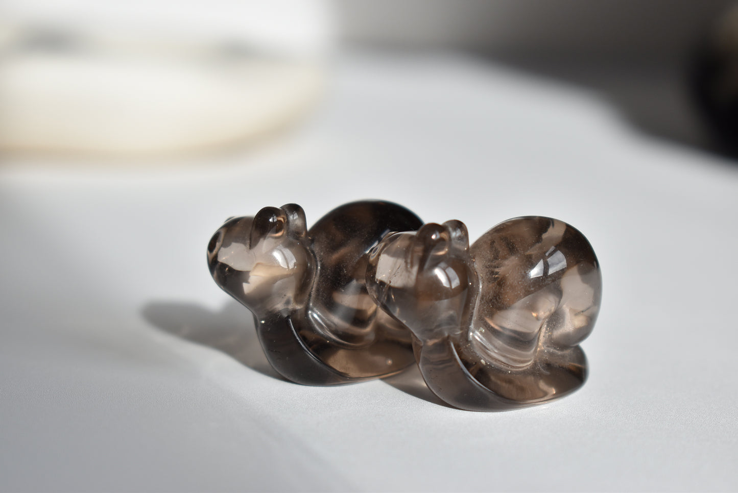 Smokey Quartz Snail