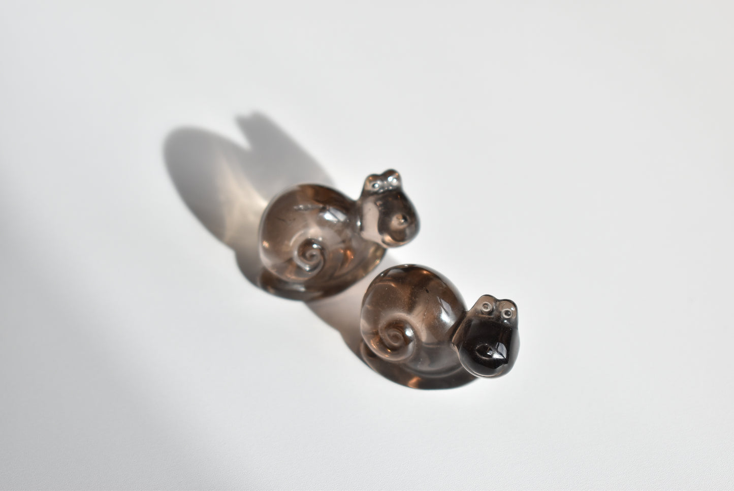 Smokey Quartz Snail