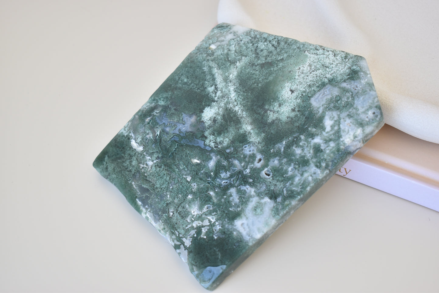Moss Agate Slab #4 360g