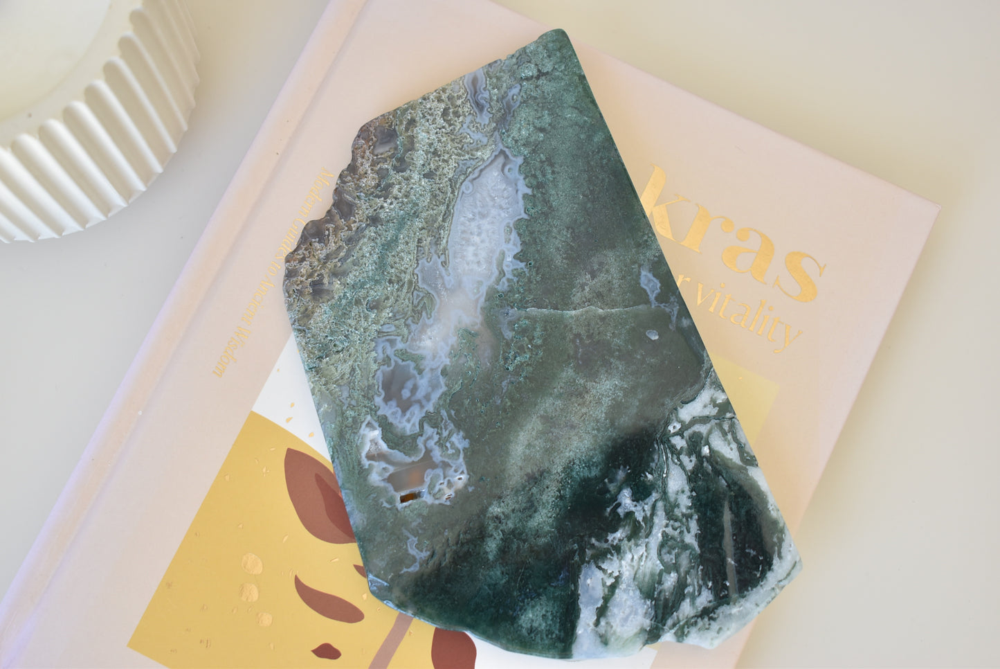 Moss Agate Slab #1 292g