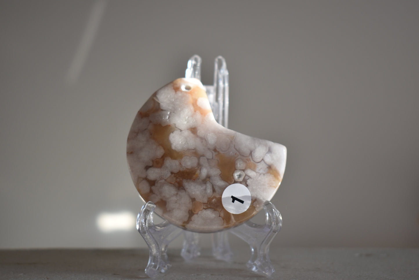 Blossom Flower Agate Moon