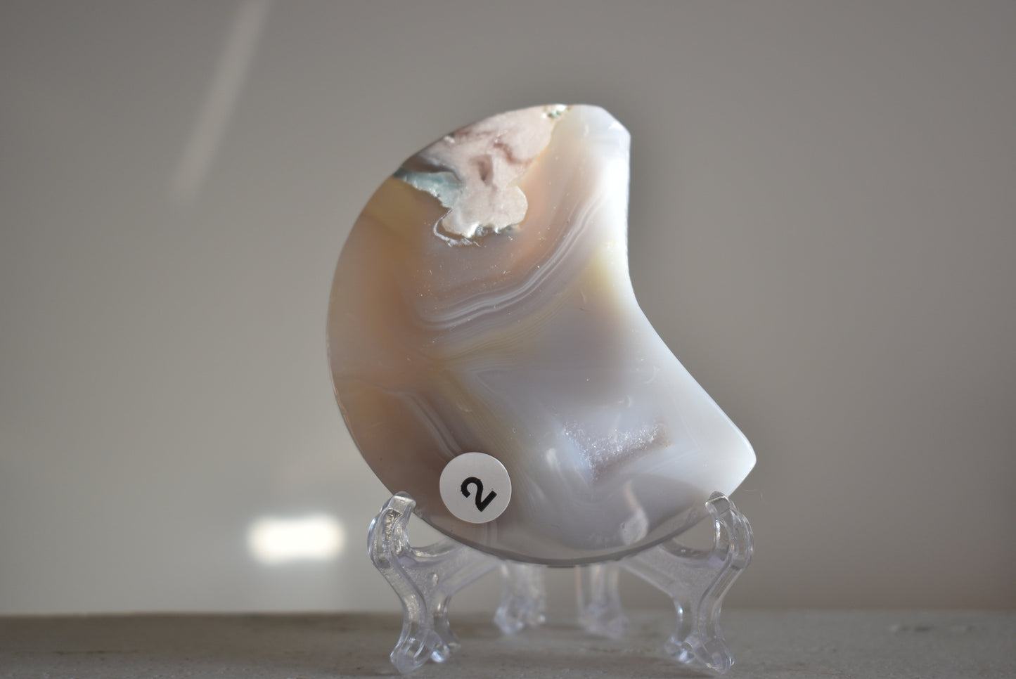 Blossom Flower Agate Moon