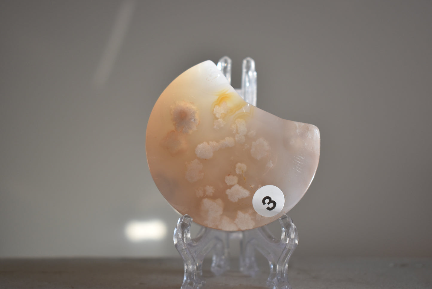 Blossom Flower Agate Moon