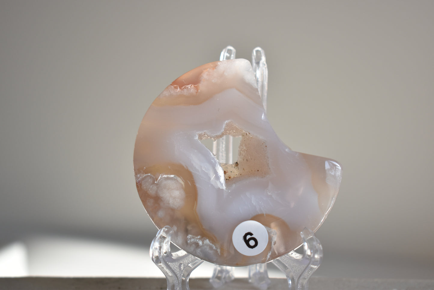 Blossom Flower Agate Moon