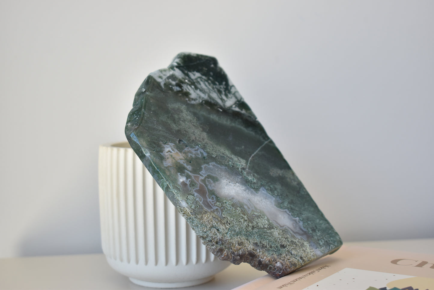 Moss Agate Slab #1 292g