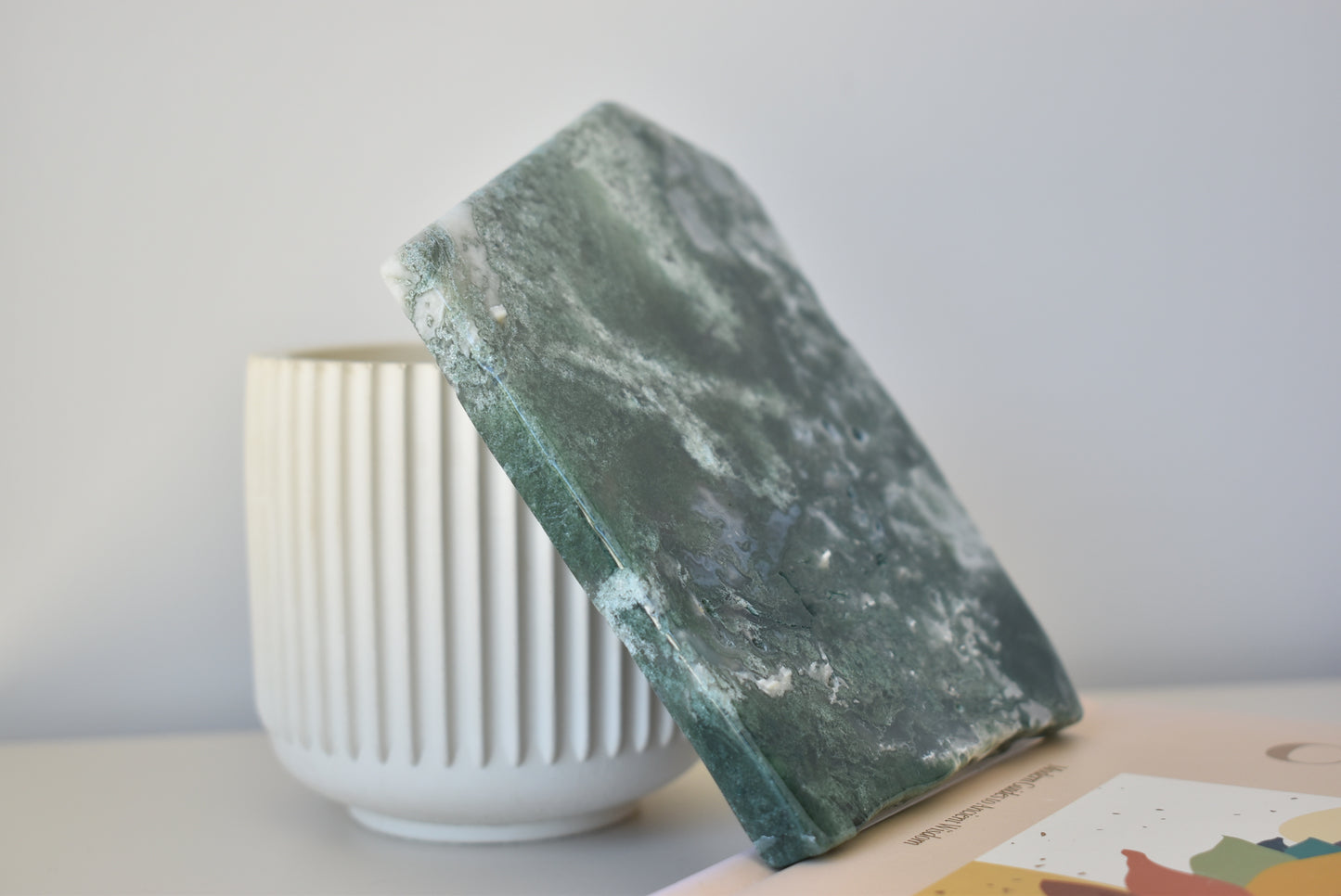 Moss Agate Slab #4 360g