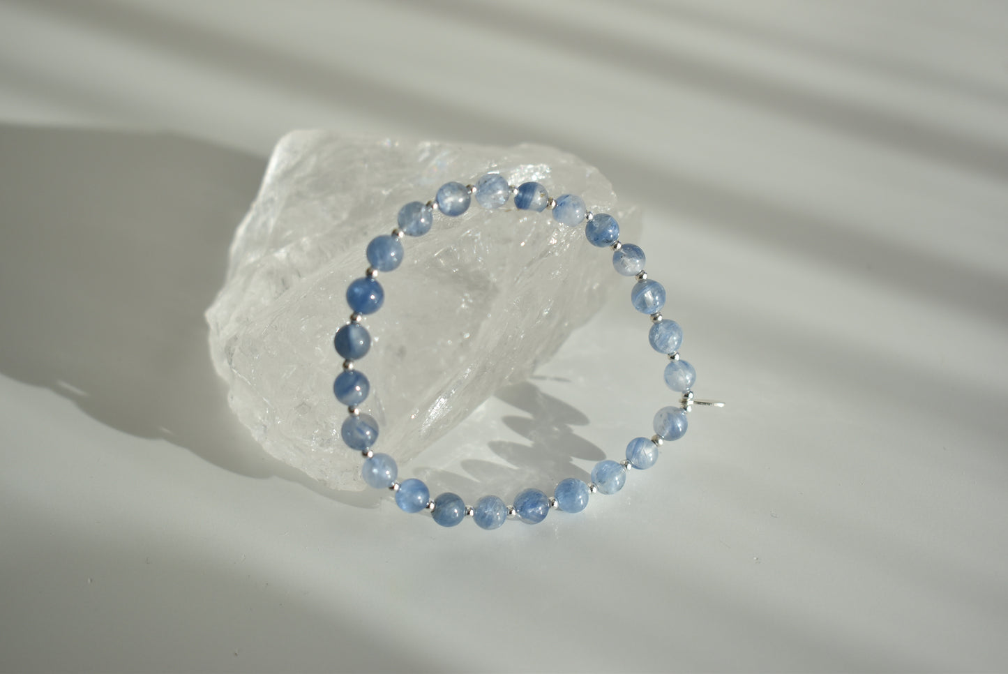 Blue kyanite Bracelet 5mm