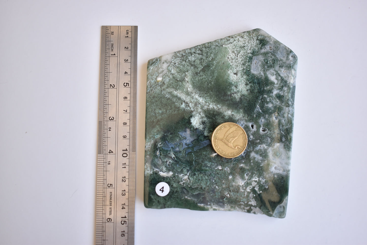 Moss Agate Slab #4 360g