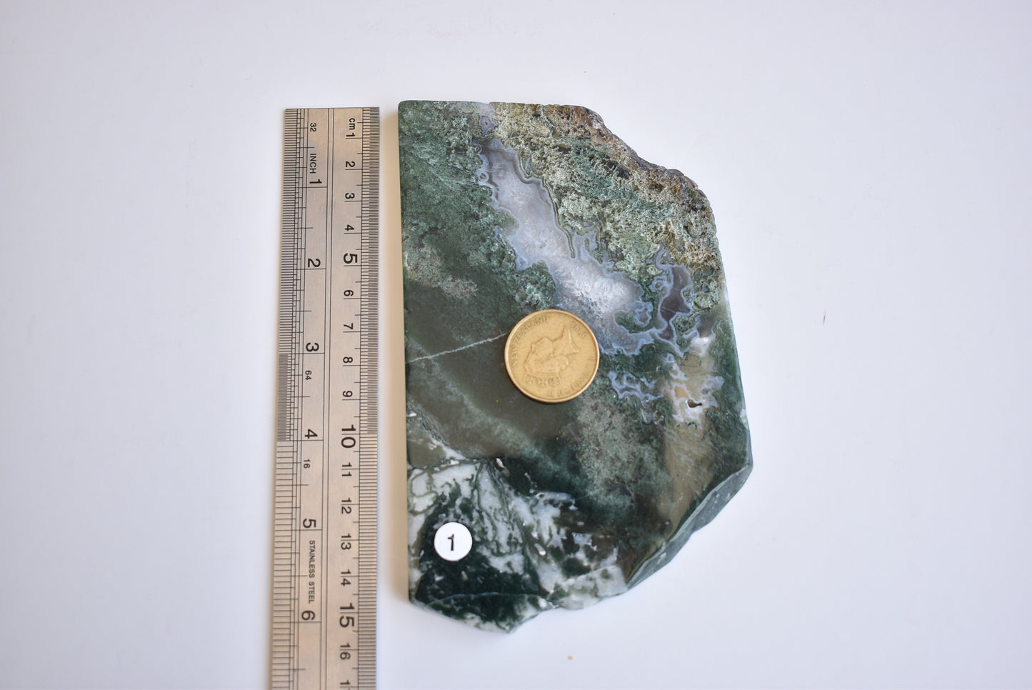 Moss Agate Slab #1 292g