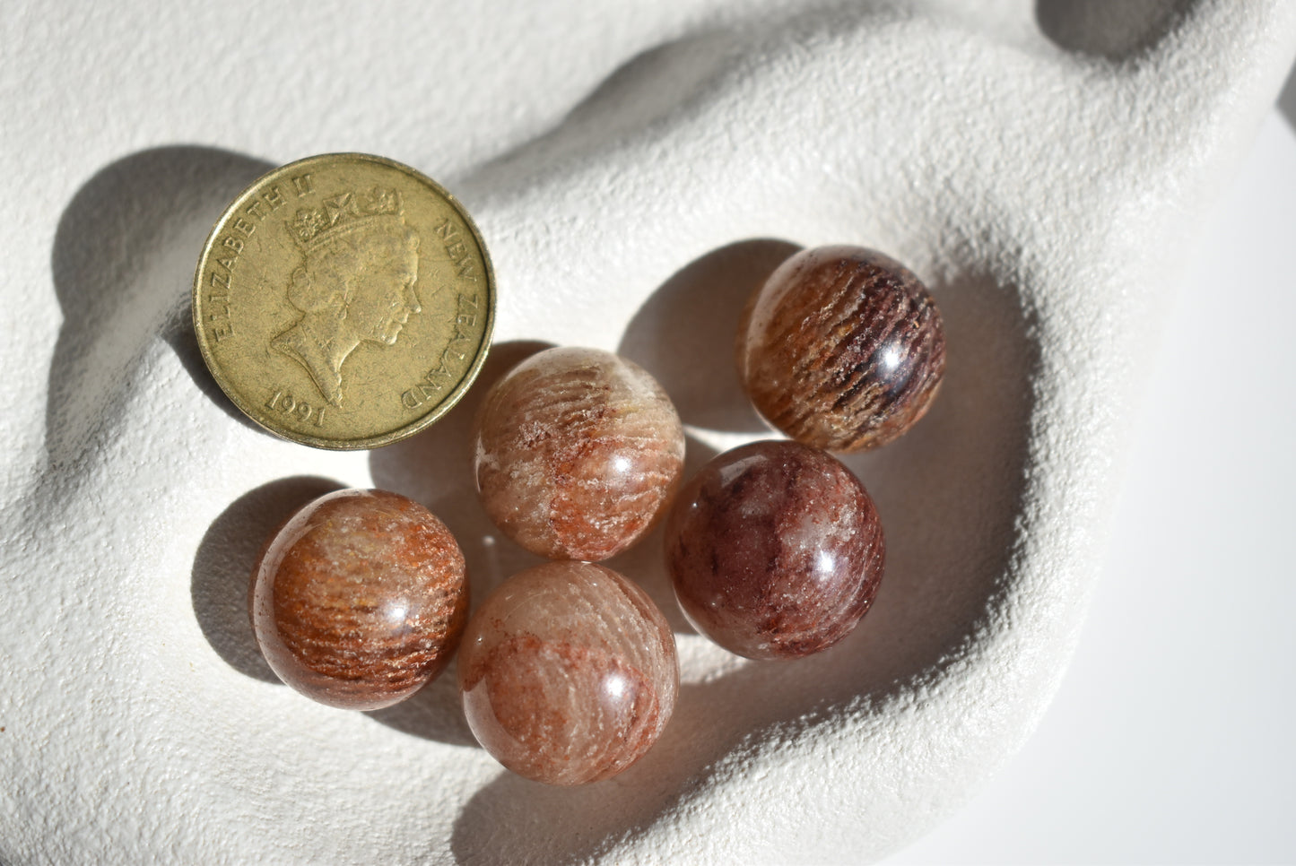 Thousand Layer Babay Garden Quartz( Lodolite) sphere 20mm
