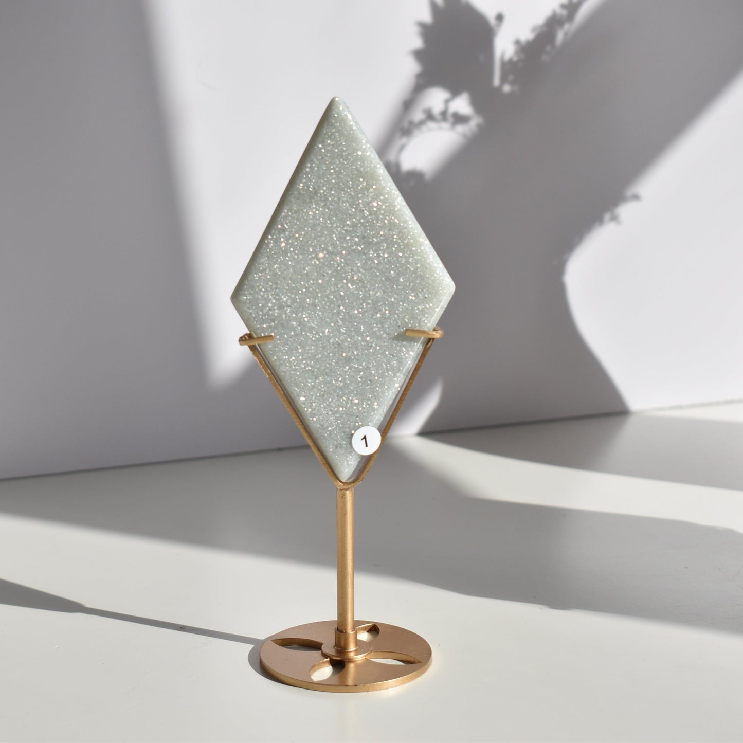 Sage Mica Diamond on Stand (Video)