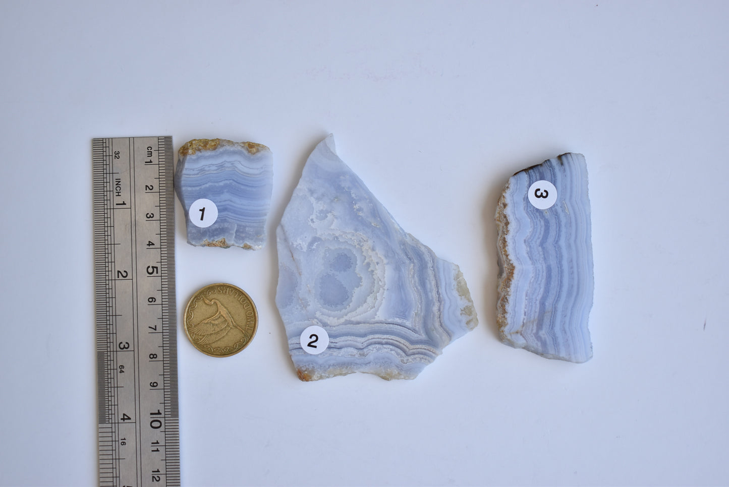 Blue Lace Agate slab