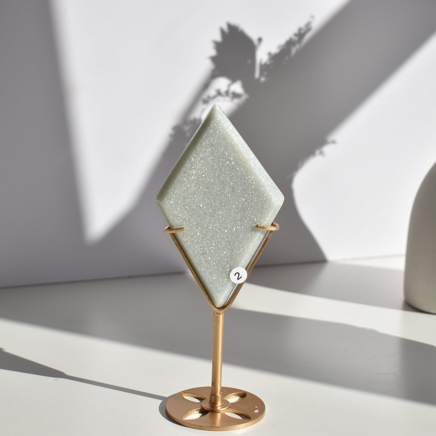 Sage Mica Diamond on Stand (Video)