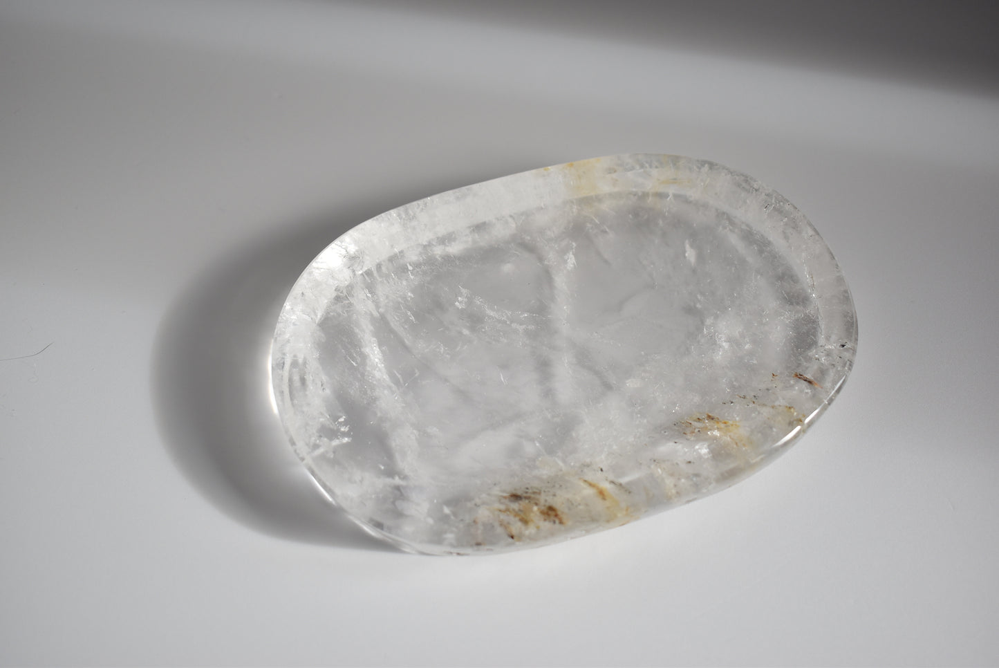 HG Large Clear Quartz Dish/Plate #2