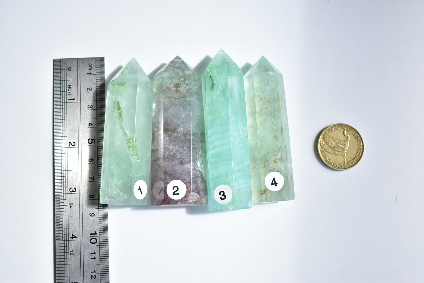 Green Fluorite Points