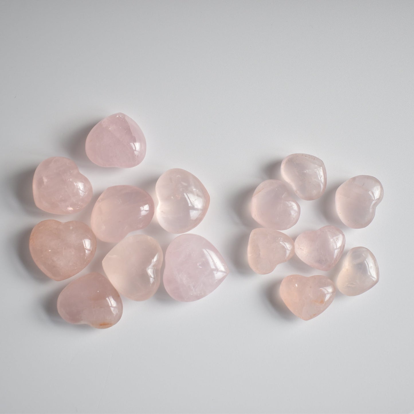 Rose Quartz Hearts