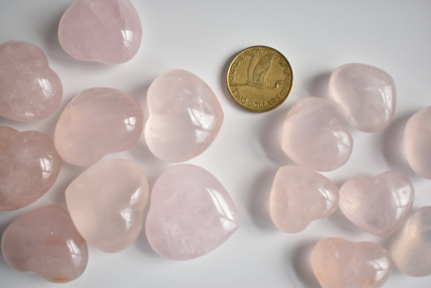 Rose Quartz Hearts